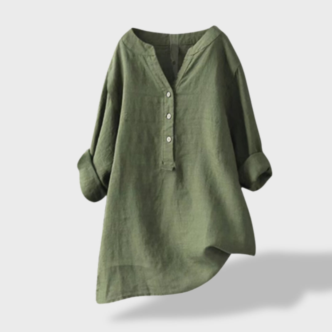 Mónica | Camisa de Lino Holgada