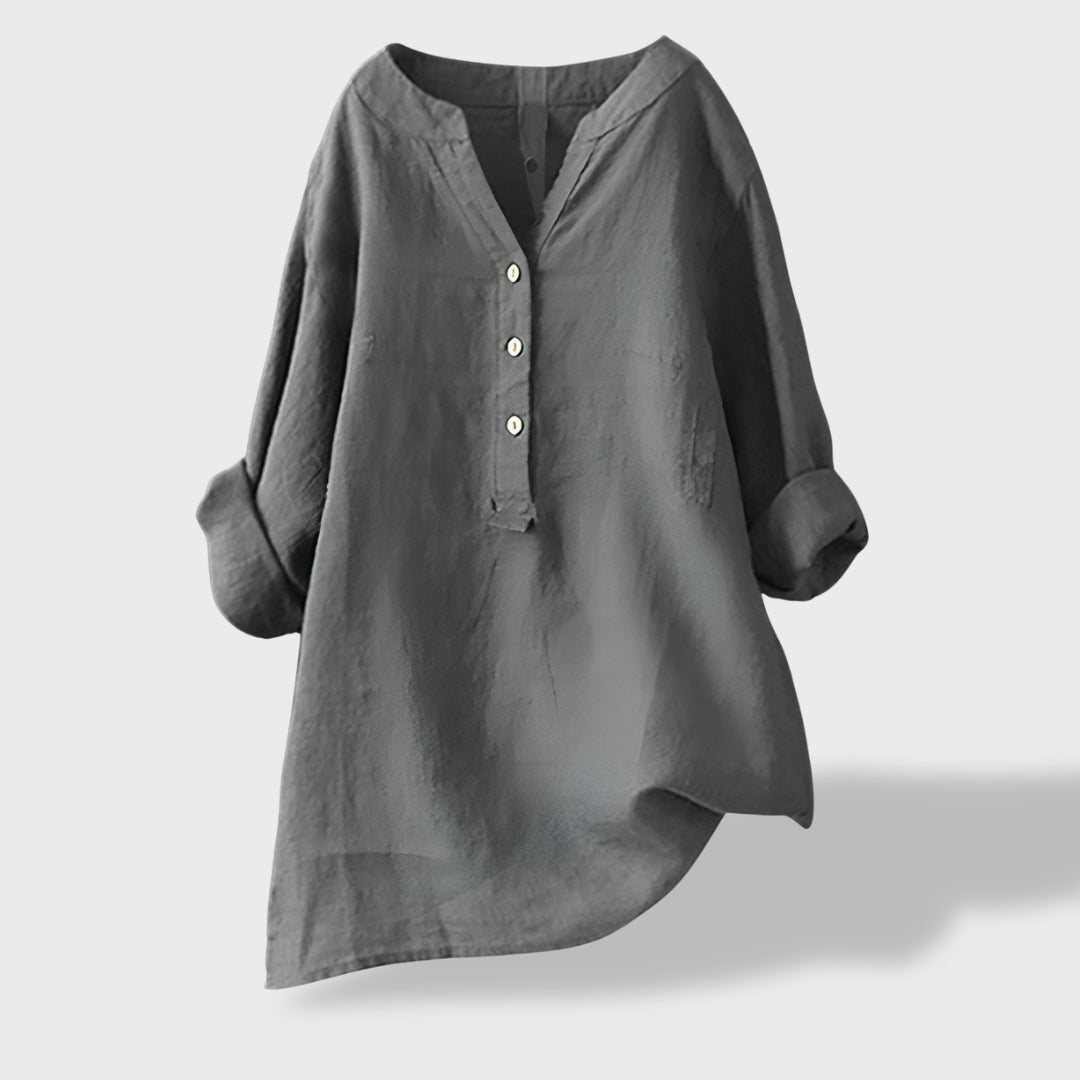 Mónica | Camisa de Lino Holgada