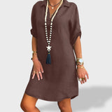 Sonia | Vestido de Lino Elegante