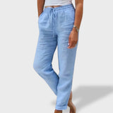 Delia | Pantalón de Lino Suelto