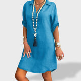 Sonia | Vestido de Lino Elegante