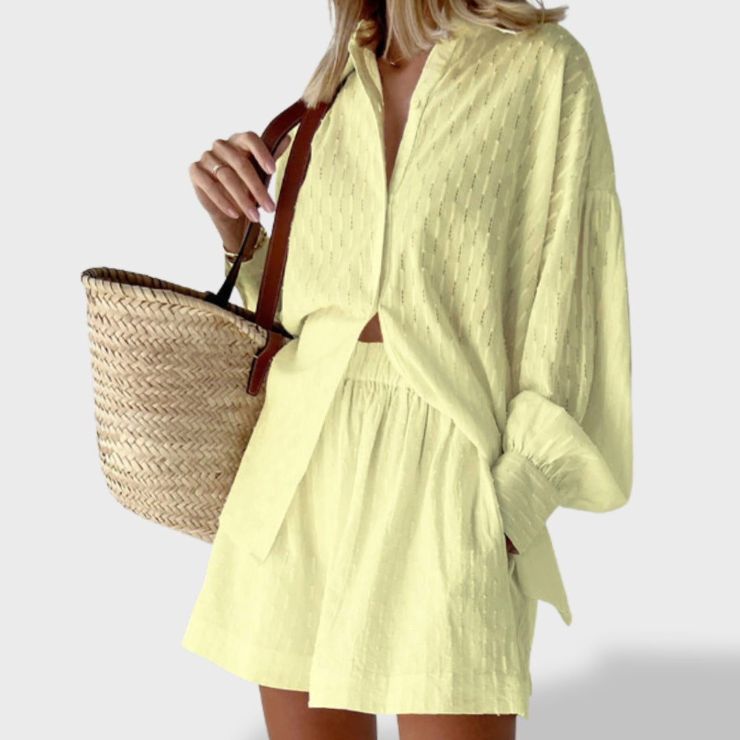 Montserrat | Camisa de Lino Elegante