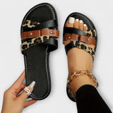 Dolores | Sandalias Estampadas de Cuero