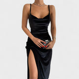 Verónica | Vestido de Terciopelo Fluido