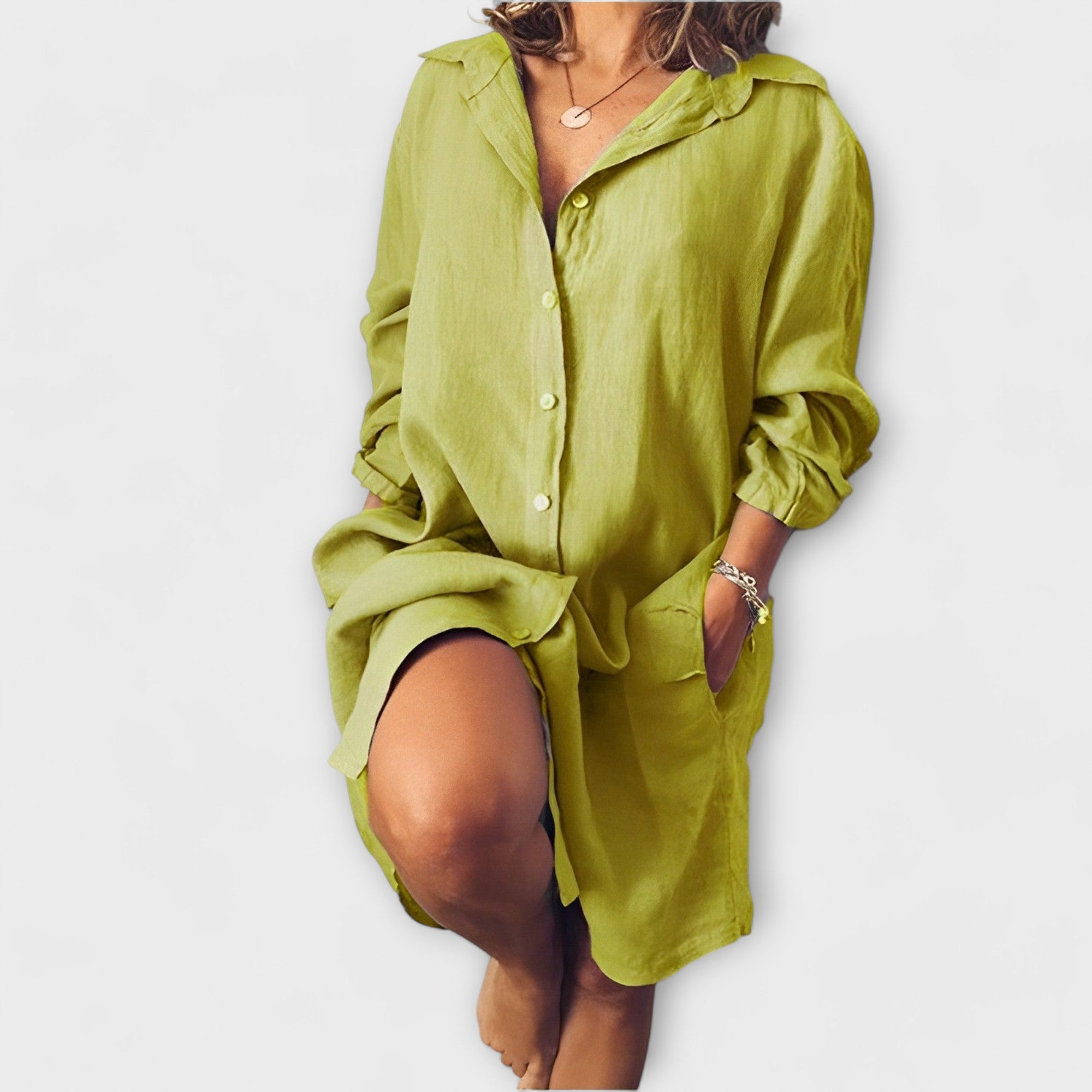 Rebeca | Blusa de Lino Elegante