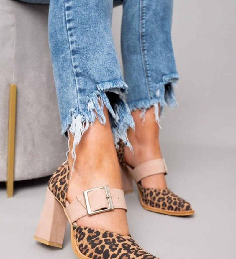 Camila | Sandalias Leopardo Elegantes