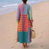 Ainhoa | Vestido Maxi a Rayas