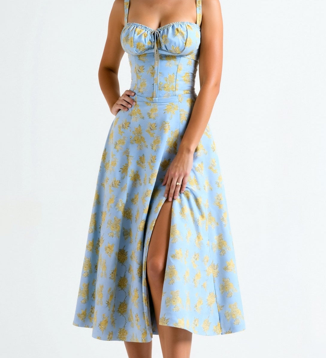 Rebeca | Vestido Midi de Piel