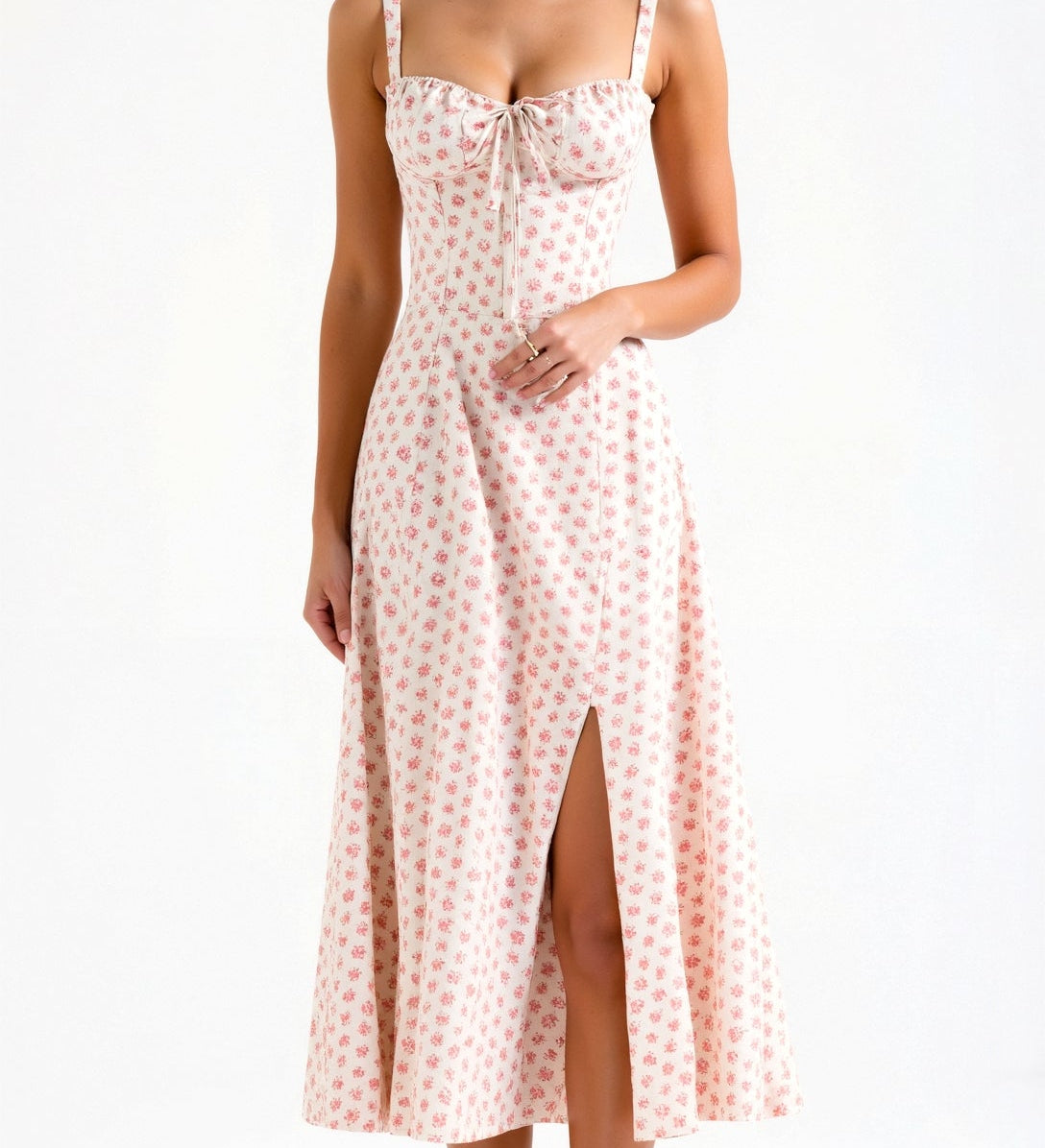 Rebeca | Vestido Midi de Piel