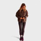 Lola | Abrigo Estampado Elegante