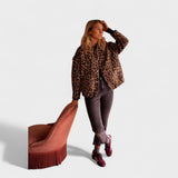Lola | Abrigo Estampado Elegante