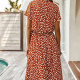 Macarena | Vestido Estampado de Piel