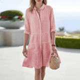 Lidia | Vestido Mini a Rayas