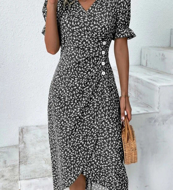 Encarna | Vestido Estampado Elegante