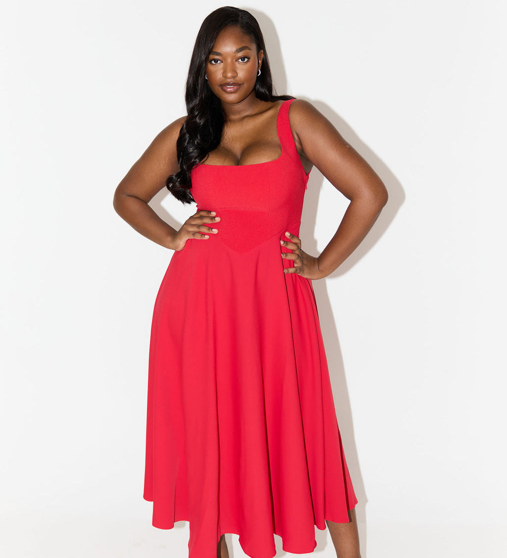 Francisca | Vestido Midi Fluido