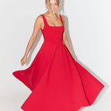 Francisca | Vestido Midi Fluido