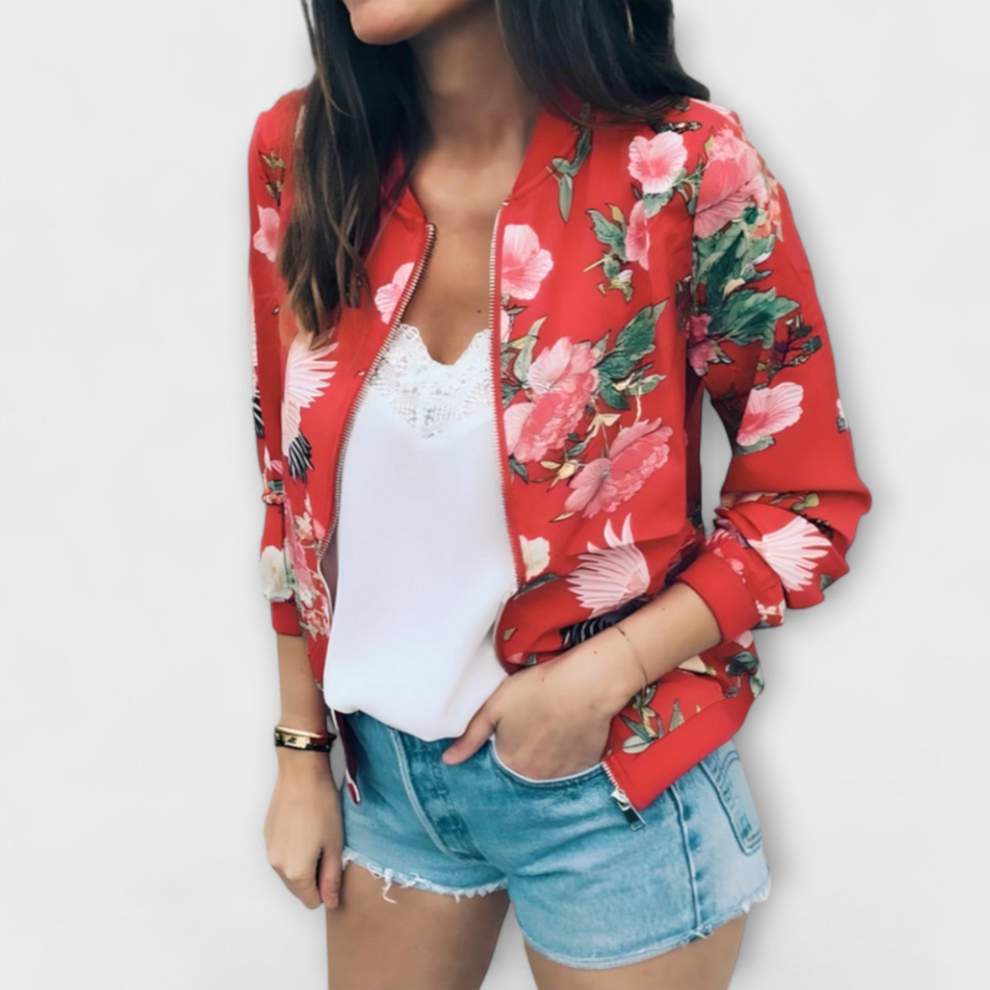 Nieves | Chaqueta Corta Floral