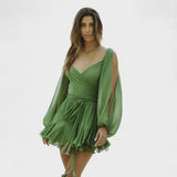 Alicia | Vestido Corto Fluido