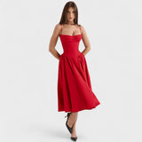 Fabiola | Vestido Midi Fluido