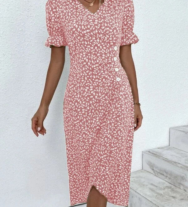 Encarna | Vestido Estampado Elegante