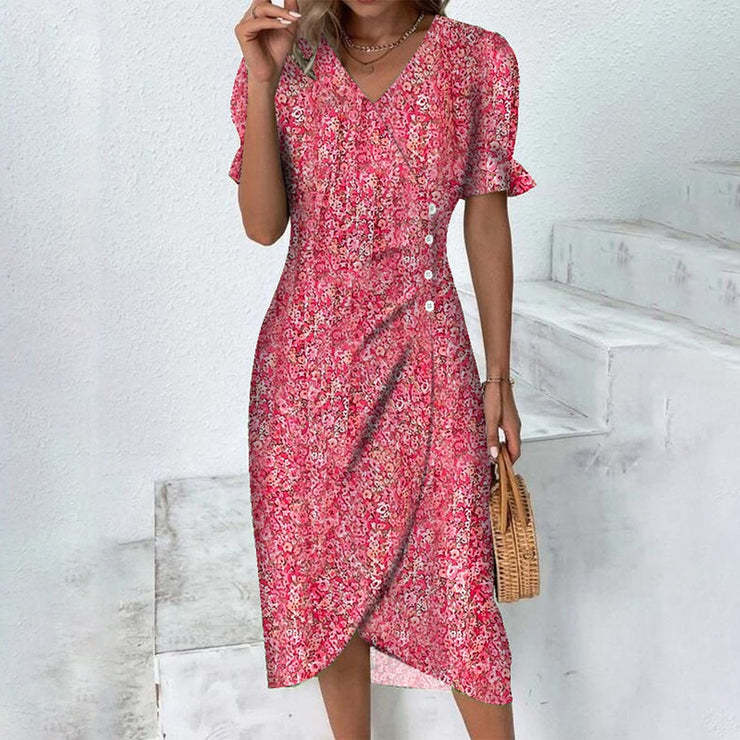 Encarna | Vestido Estampado Elegante