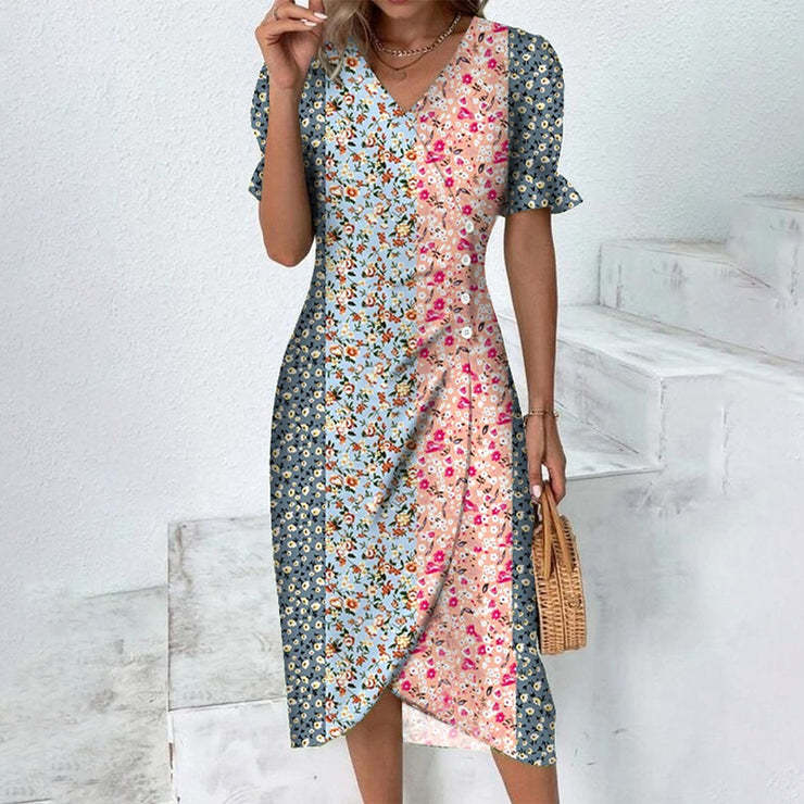 Encarna | Vestido Estampado Elegante