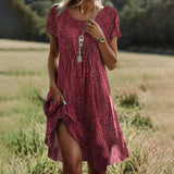 María | Vestido Midi Estampado
