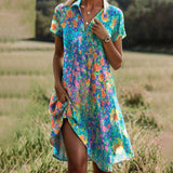 Olga | Vestido Midi Estampado