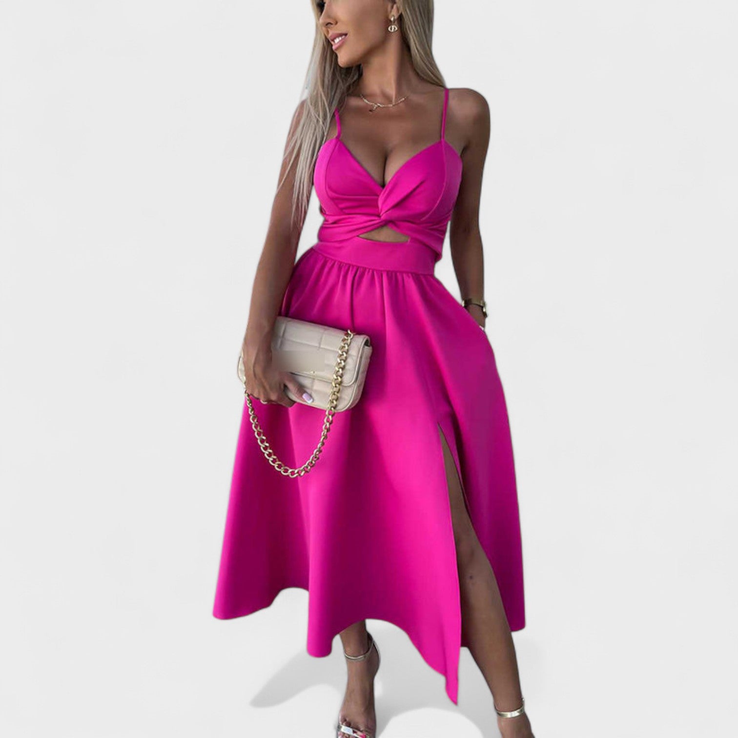 Petra | Vestido Midi con Tirantes