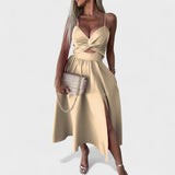 Pilar | Vestido Midi con Tirantes