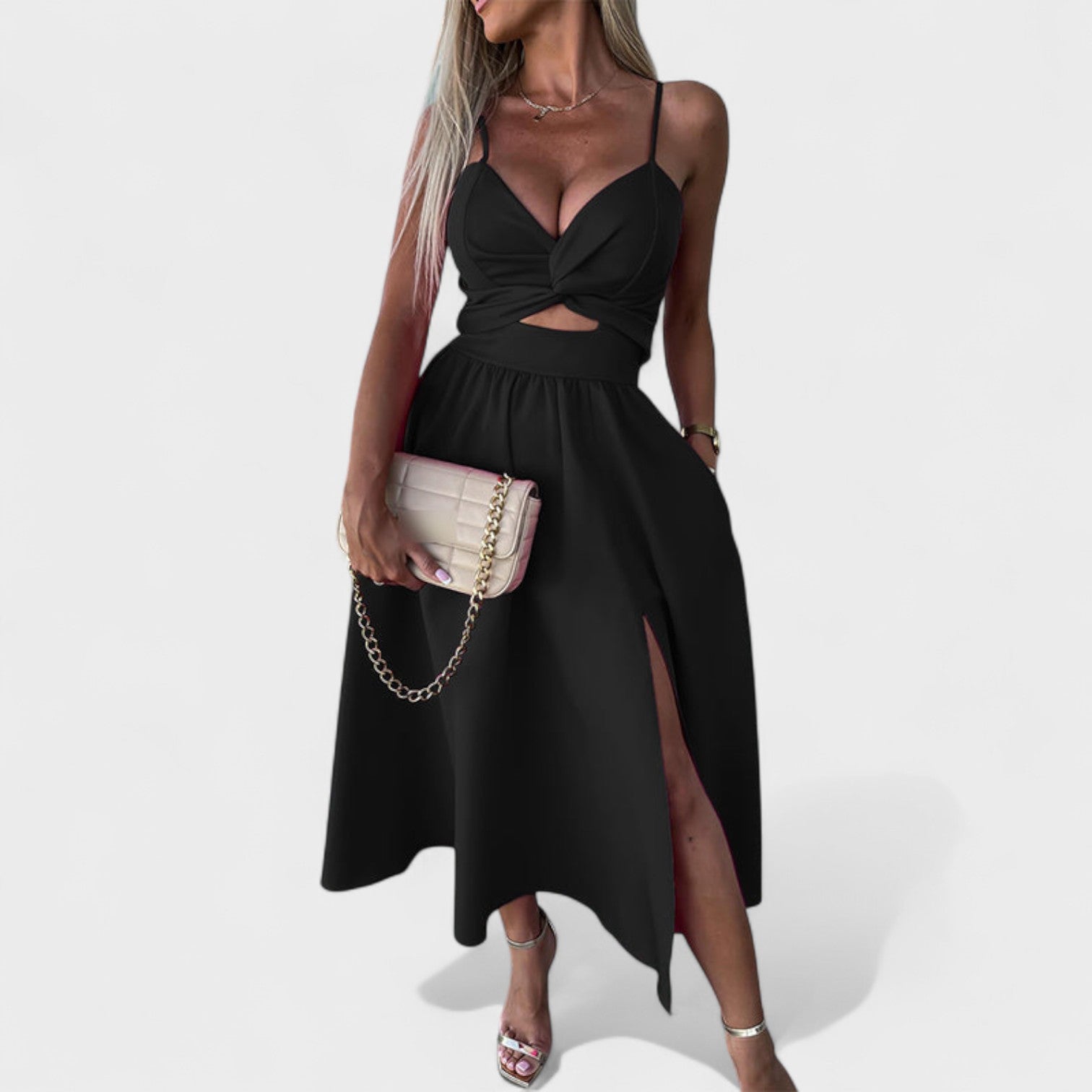 Pilar | Vestido Midi con Tirantes