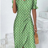 Encarna | Vestido Estampado Elegante