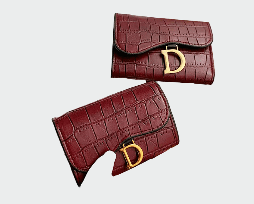 Cartera de cuero de lujo