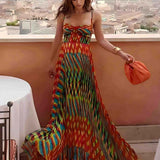 Milagros | Vestido Maxi Estampado