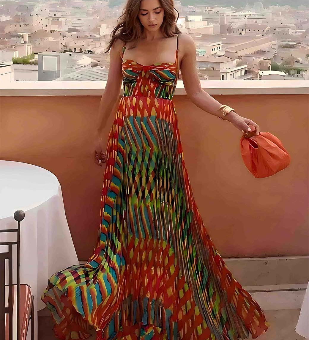Marisa | Vestido Maxi Estampado